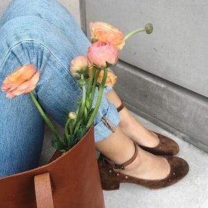 Madewell Studded Ankle-Strap Shoe Fall Shoe